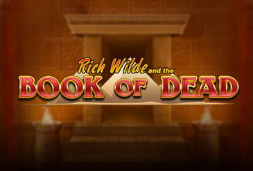 Book of Dead slot logo.