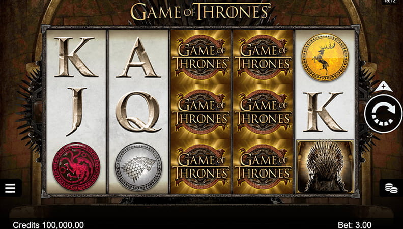 The Game of Thrones 243 Ways Slot demo game.