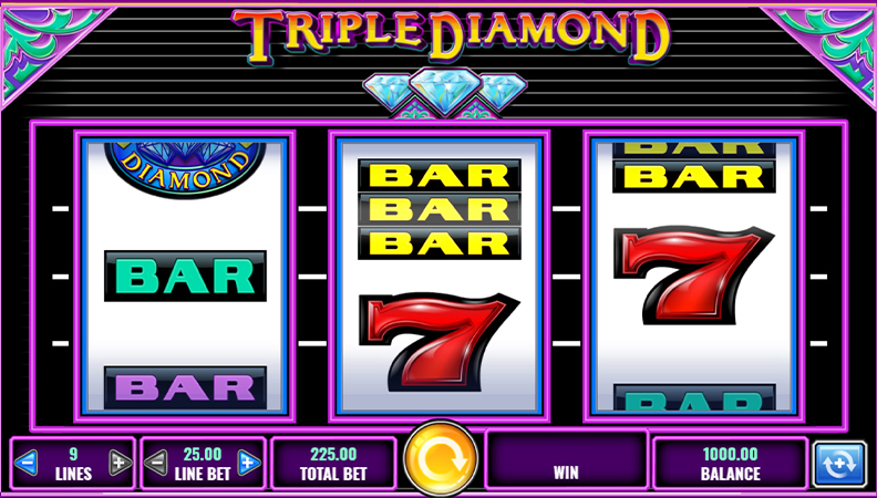 The Triple Diamond demo game.