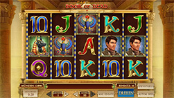 Book of Dead slot game at Videoslots