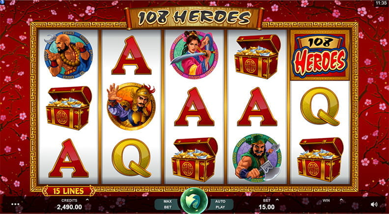 The 108 Heroes Demo Game.