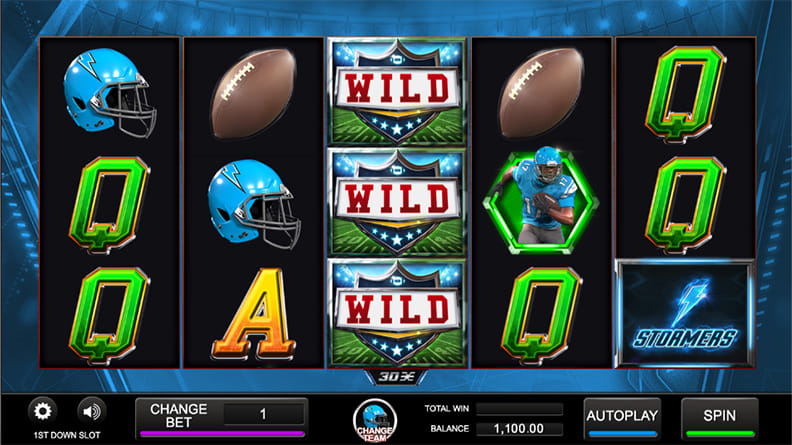 The 1st Down demo game.