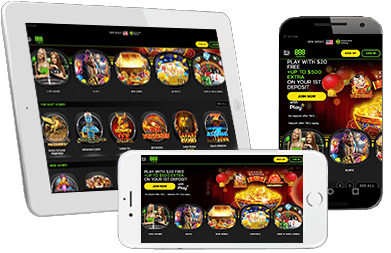 888casino app on various mobile devices