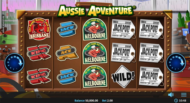 The Aussie Adventure demo game.