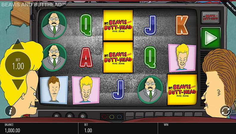 The Beavis and Butthead demo game.