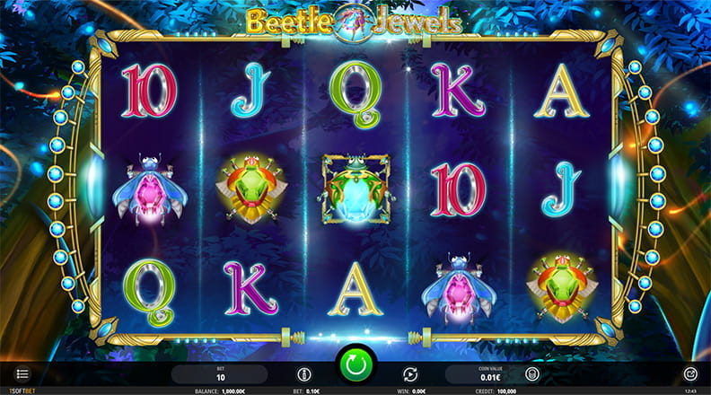 The Beetle Jewels demo game.