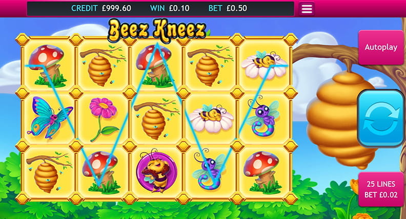 The Beez Kneez demo game.