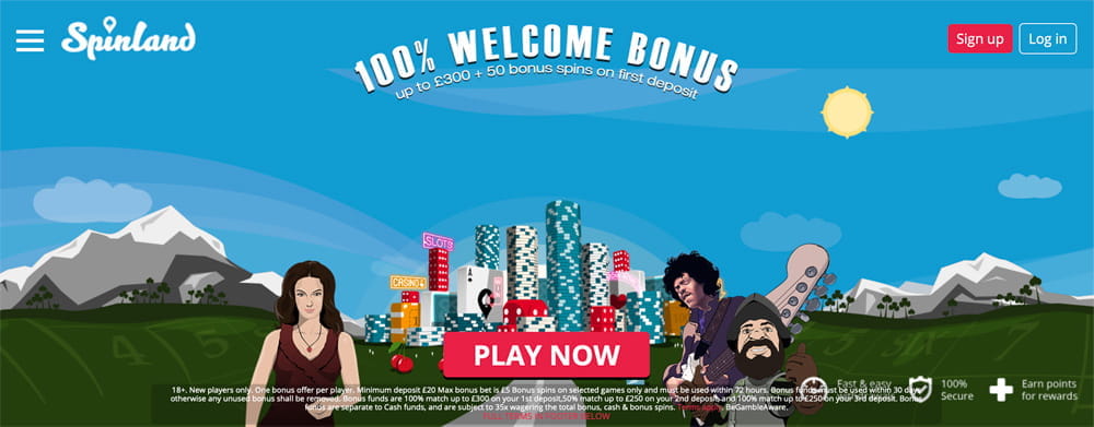 Spinland, Online Casino