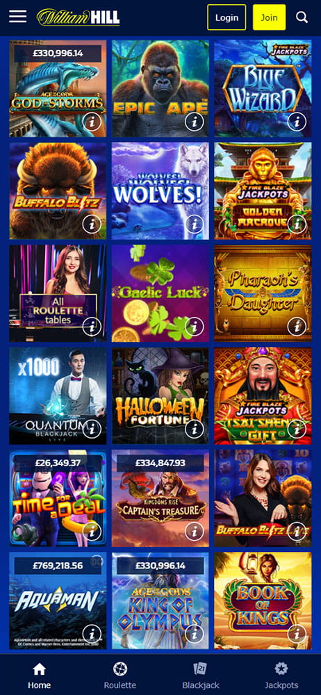 william hill games