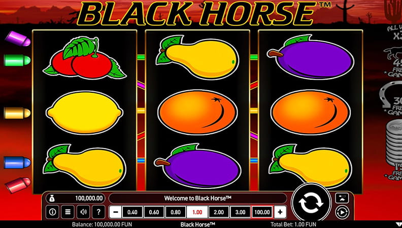 The Black Horse demo game.