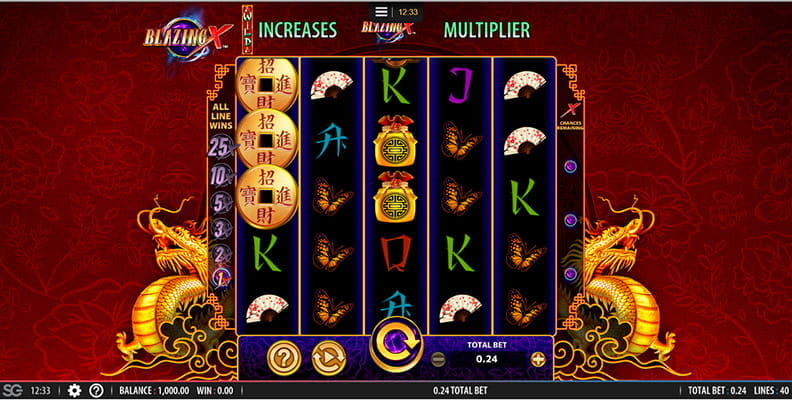 The Blazing X demo game.