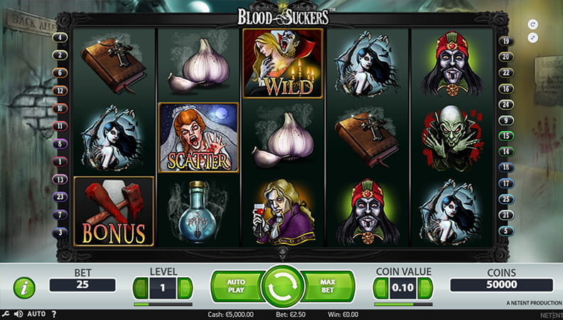 The Blood Suckers demo game.