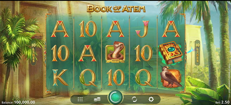 The Book of Atem demo game.