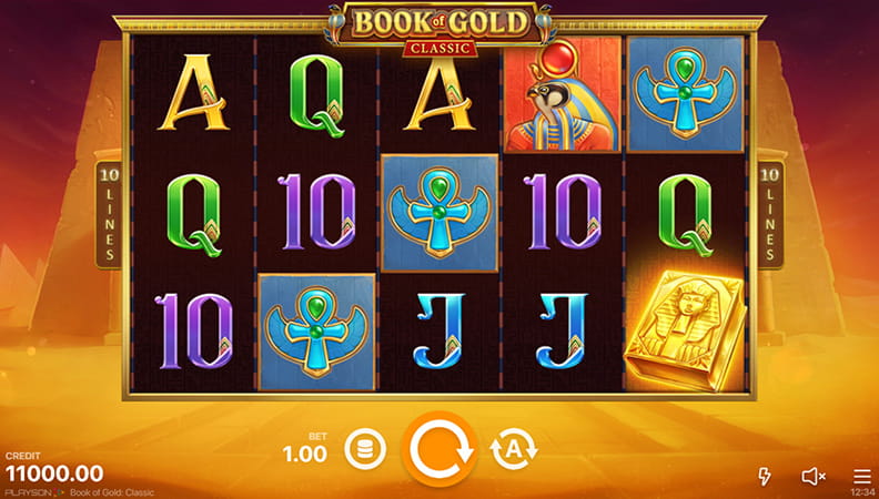 The Book of Gold: Classic demo game.