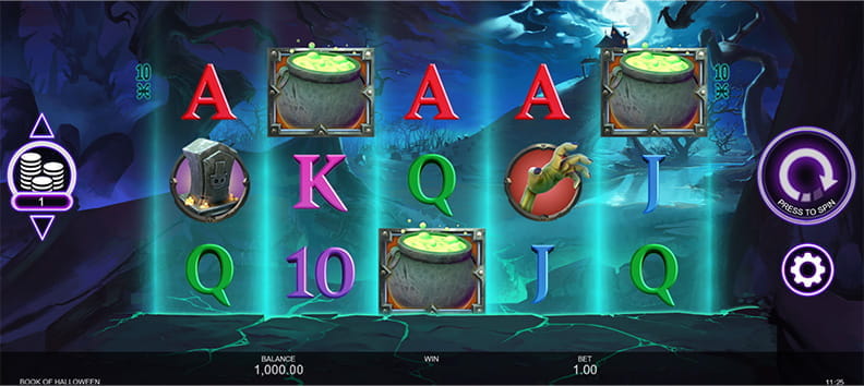 The Book of Halloween demo game.