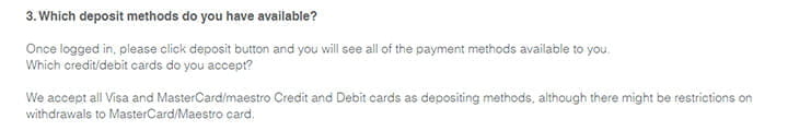 Payment Options of Bookee