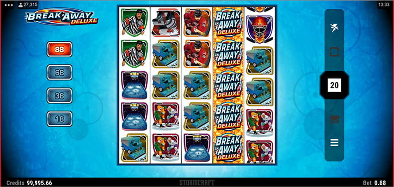 The Break Away Deluxe demo game.