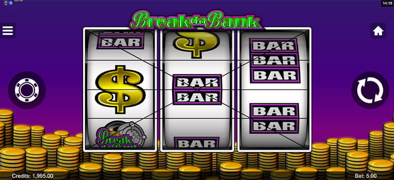 The Break Da Bank demo game