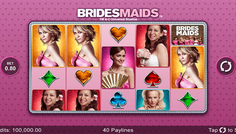 The Bridesmaids slot demo game.
