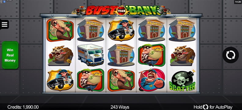 Bust The Bank demo game