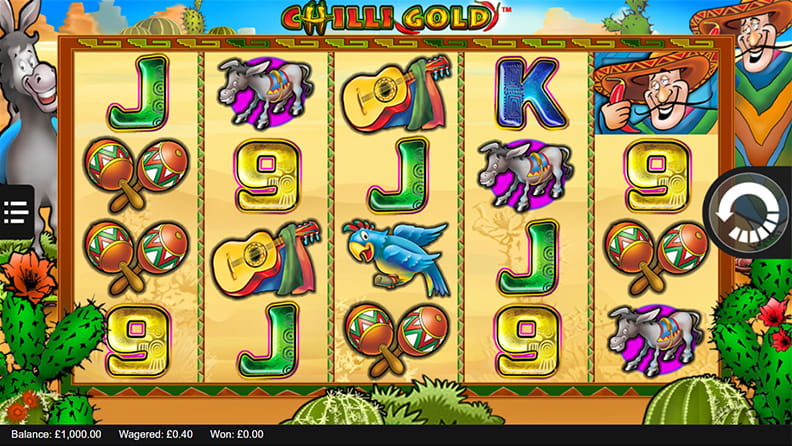 The Chilli Gold demo game.