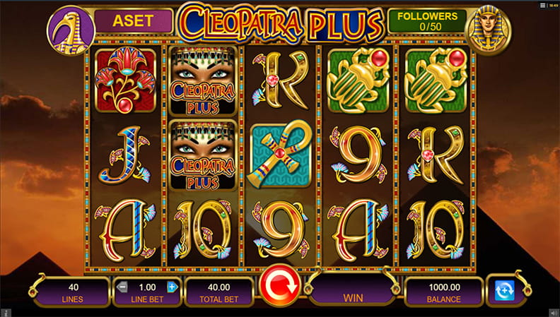 The Cleopatra Plus demo game