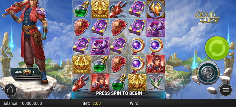 The Cloud Quest demo game