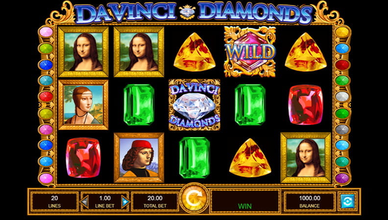 The Da Vinci Diamonds demo game.