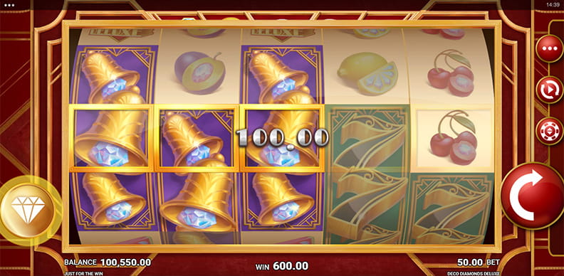 The Deco Diamonds Deluxe demo game
