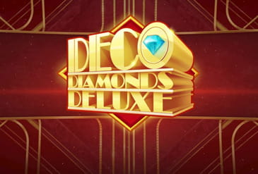 Deco diamonds deluxe slot logo