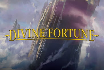 Divine Fortune slot logo.