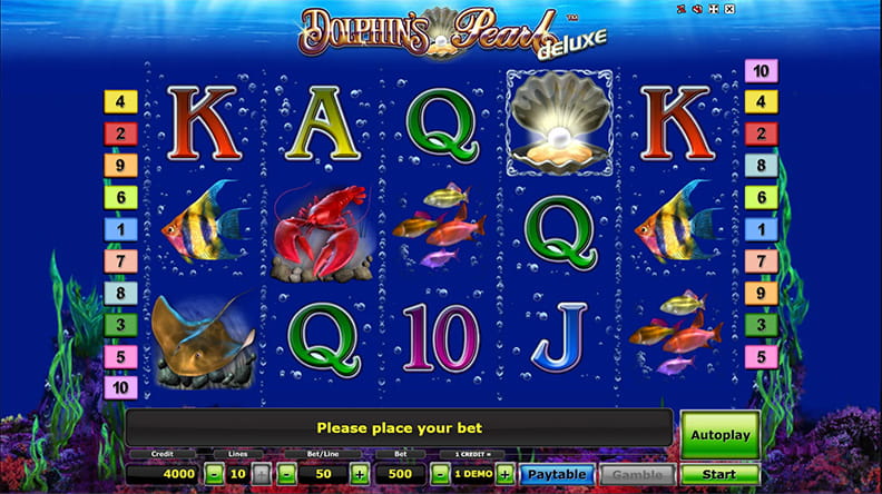 The Dolphin's Pearl Deluxe demo game.