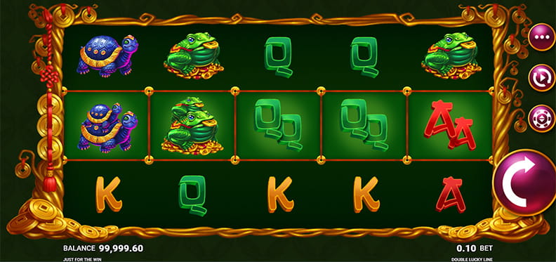 The Double Lucky Line demo game.