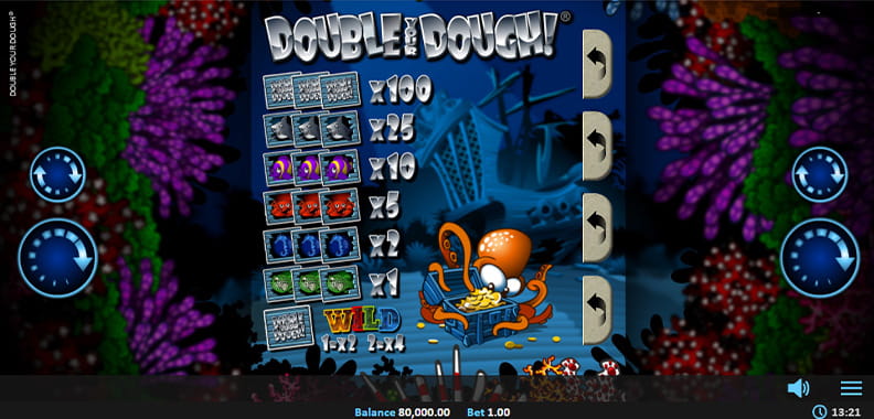 The Double Your Dough demo game.