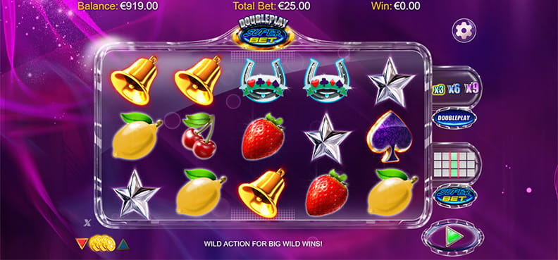 The Doubleplay Super Bet demo game.