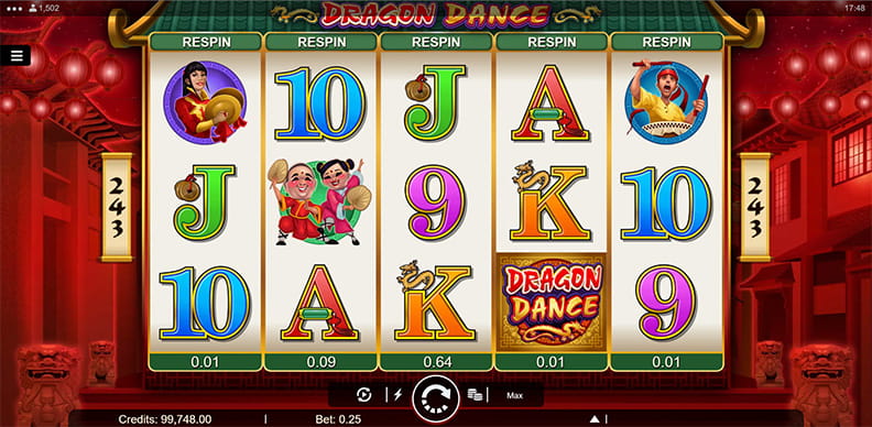 The Dragon Dance demo game.