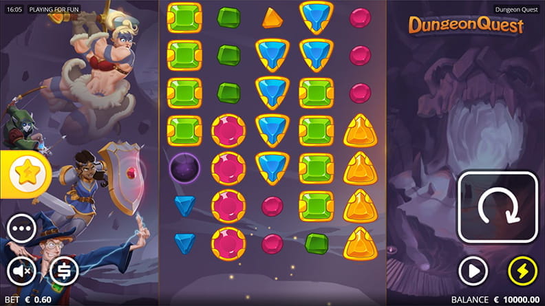 The Dungeon Quest demo game.