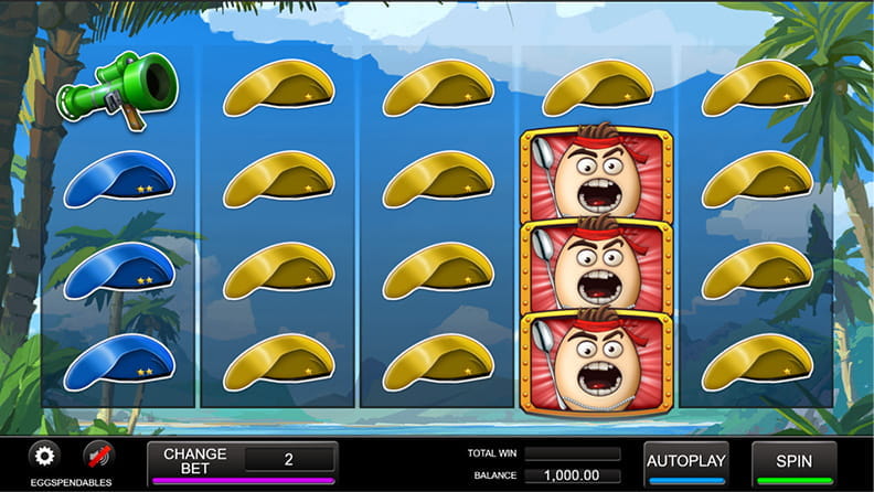 The Eggspendables demo game.