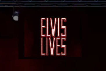 Elvis Lives slot logo