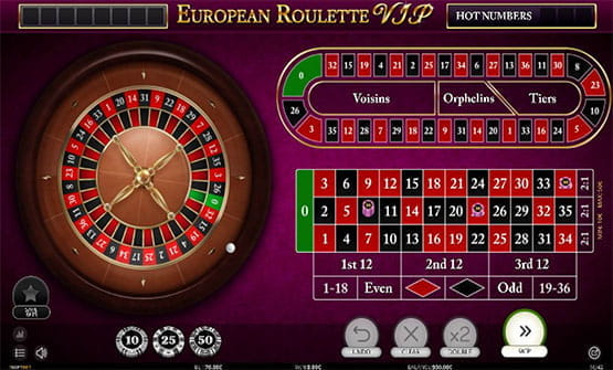 European VIP Roulette by iSoftBet overview.
