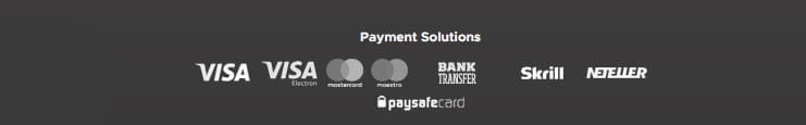 Payment Options at the Expekt sports betting site.
