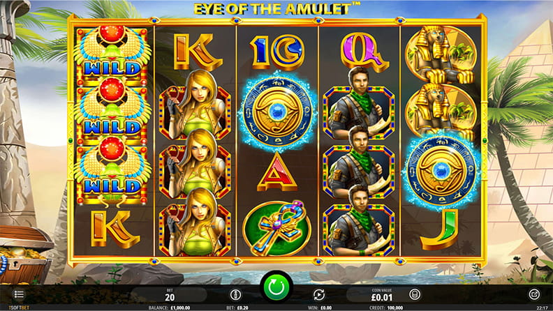 The Eye of the Amulet demo game.