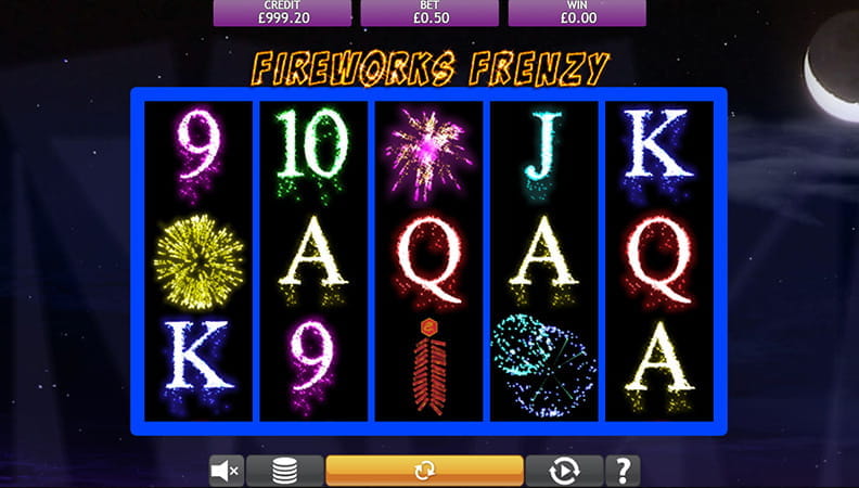 The Fireworks Frenzy demo game.