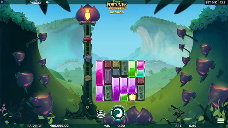 The Flower Fortunes Megaways demo game.
