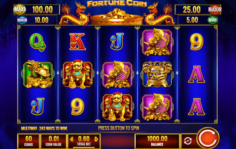 The Fortune Coin demo game.