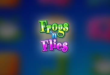 Frogs n Flies slot logo