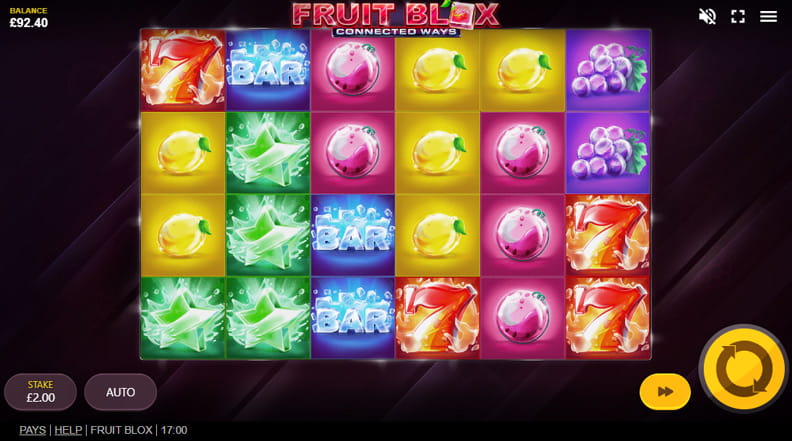 The Fruit Blox demo game.