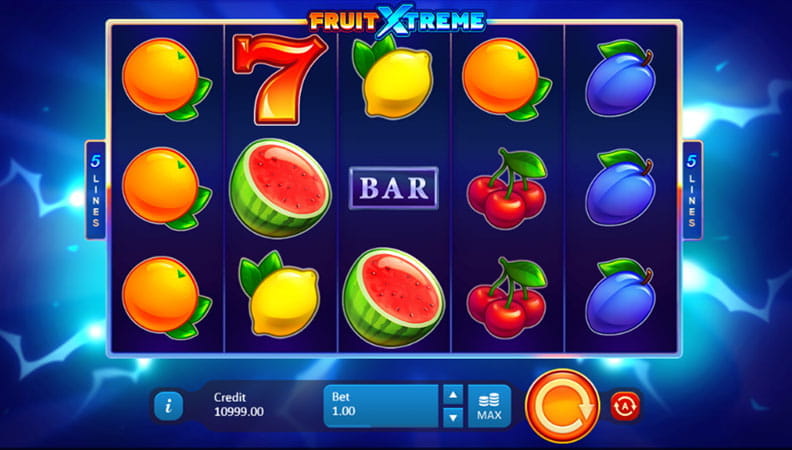 The Fruit Xtreme demo game.
