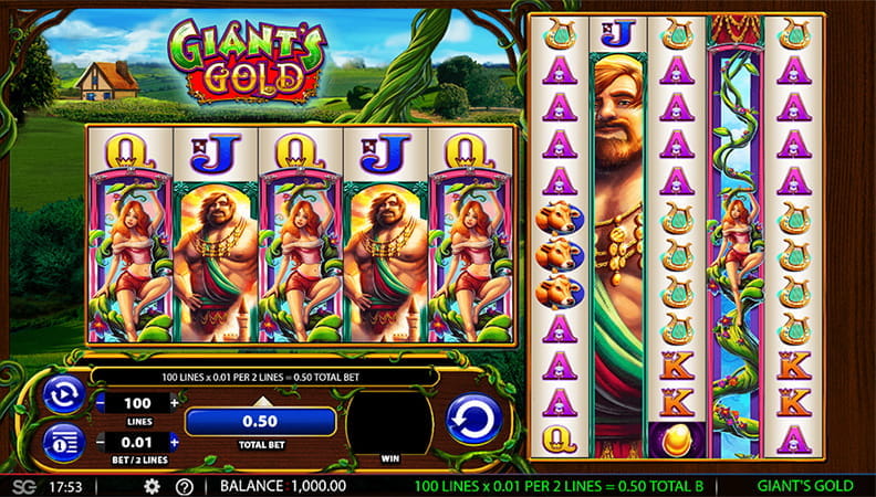 The Giant’s Gold demo game.