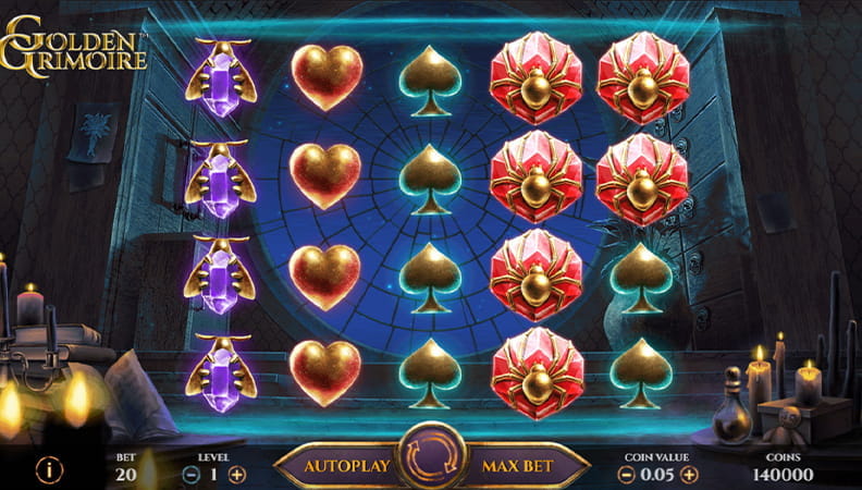 The Golden Grimoire demo game